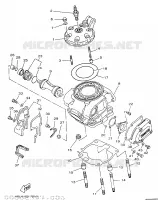 CULASSE pour Yamaha YZ250 de 1998