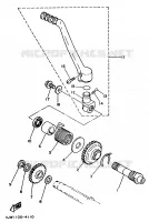 DEMARREUR pour Yamaha YZ250 de 1998
