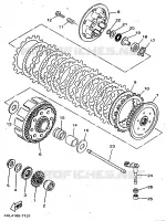 EMBRAYAGE DE DEMARREUR pour Yamaha YZ250 de 1998