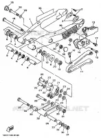 BRAS ARRIERE pour Yamaha YZ250 de 1998