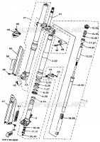 FOURCHE pour Yamaha YZ250 de 1998
