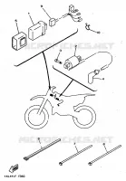 PARTIE ELECTRIQUE 1 pour Yamaha YZ250 de 1998