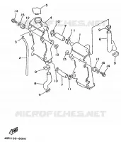 RADIATEUR / DURITES pour Yamaha YZ250 de 1998