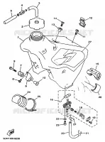 RESERVOIR A ESSENCE pour Yamaha YZ250 de 1998