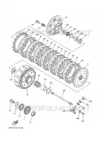 EMBRAYAGE DE DEMARREUR pour Yamaha YZ250 de 2002