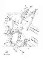 CADRE pour Yamaha YZ250 de 2002