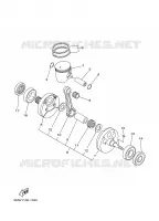 VILEBREQUIN / PISTON pour Yamaha YZ250 de 2002