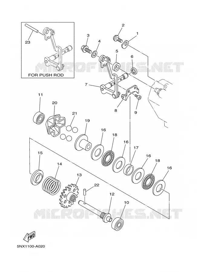 VALVE D'ECHAPPEMENT Yamaha MOTO 250 2002 YZ  YZ250