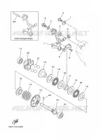 VALVE D'ECHAPPEMENT pour Yamaha YZ250 de 2002