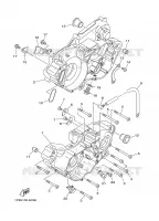 CARTER MOTEUR pour Yamaha YZ250 de 2008