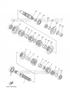 TRANSMISSION pour Yamaha YZ250 de 2008