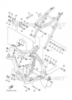 CADRE pour Yamaha YZ250 de 2008