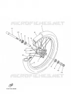 ROUE AVANT pour Yamaha YZ250 de 2008