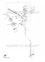 MAITRE CYLINDRE AVANT pour Yamaha YZ250 de 2008
