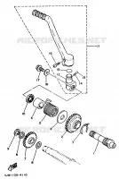 DEMARREUR pour Yamaha YZ250LC de 1995