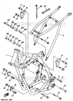 CADRE pour Yamaha YZ250LC de 1995