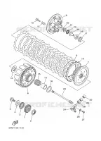 EMBRAYAGE DE DEMARREUR pour Yamaha YZ250N de 2001