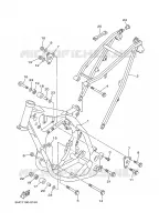 CADRE pour Yamaha YZ250N de 2001