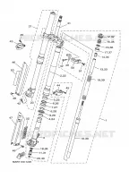 FOURCHE pour Yamaha YZ250N de 2001