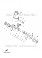 VILEBREQUIN / PISTON pour Yamaha YZ250N de 2001
