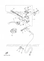 MAITRE CYLINDRE AVANT pour Yamaha YZ250N de 2001