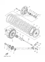 EMBRAYAGE DE DEMARREUR pour Yamaha YZ250N de 2001