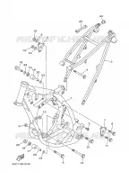 CADRE pour Yamaha YZ250N de 2001
