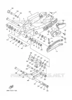 BRAS ARRIERE pour Yamaha YZ250N de 2001