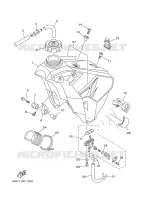 RESERVOIR A ESSENCE pour Yamaha YZ250N de 2001