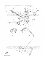 MAITRE CYLINDRE AVANT pour Yamaha YZ250N de 2001