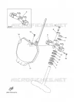 DIRECTION pour Yamaha YZ250P de 2002