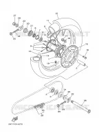 ROUE ARRIERE pour Yamaha YZ250R de 2003