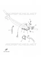 COMMODO / LEVIER pour Yamaha YZ250R de 2003
