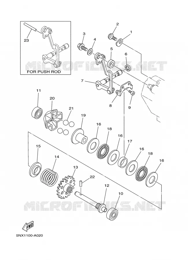 VALVE D'ECHAPPEMENT Yamaha MOTO 250 2003 YZ  YZ250R