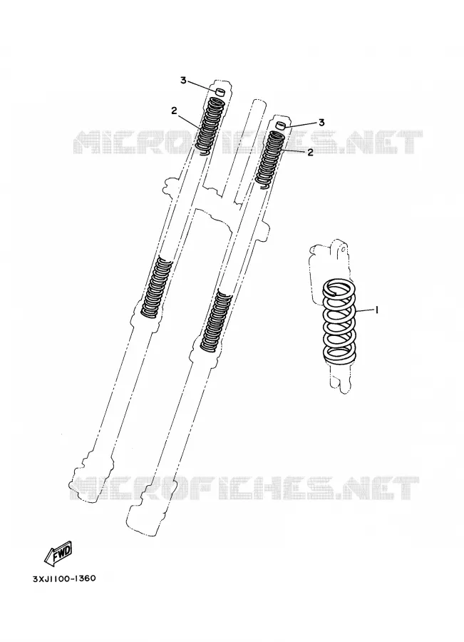 PIÈCES OPTIONNELLES - PARTIE CYCLE Yamaha MOTO 250 2003 YZ  YZ250R