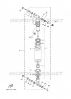 AMORTISSEUR ARRIERE pour Yamaha YZ250R de 2003