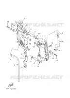 RADIATEUR / DURITES pour Yamaha YZ250S de 2004