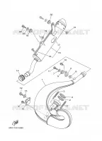 ECHAPPEMENT pour Yamaha YZ250S de 2004
