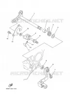AXE DE SELECTEUR / PEDALE pour Yamaha YZ250S de 2004
