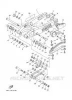 BRAS ARRIERE pour Yamaha YZ250S de 2004