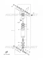 AMORTISSEUR ARRIERE pour Yamaha YZ250S de 2004