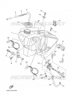 RESERVOIR A ESSENCE pour Yamaha YZ250S de 2004