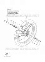 ROUE AVANT pour Yamaha YZ250S de 2004