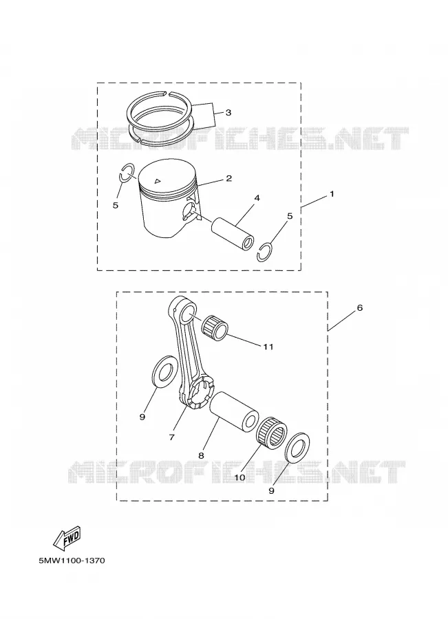 PIÈCES OPTIONNELLES 1 Yamaha MOTO 250 2005 YZ  YZ250