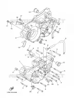CARTER MOTEUR pour Yamaha YZ250X1 de 2008