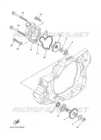 POMPE A EAU / DURITES pour Yamaha YZ250Y1 de 2009