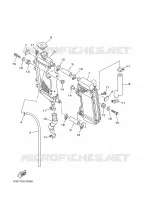 RADIATEUR / DURITES pour Yamaha YZ250Y1 de 2009