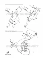 ECHAPPEMENT pour Yamaha YZ250Y1 de 2009