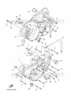 CARTER MOTEUR pour Yamaha YZ250Y1 de 2009