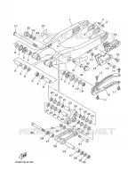 BRAS ARRIERE pour Yamaha YZ250Y1 de 2009